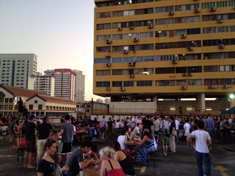 A carpark rooftop was turned into an urban farm and marketplace for food and design in February as part of Edible Garden’s efforts to promote Singaporeans to “Grow Your Own Food”. | NÓNG 